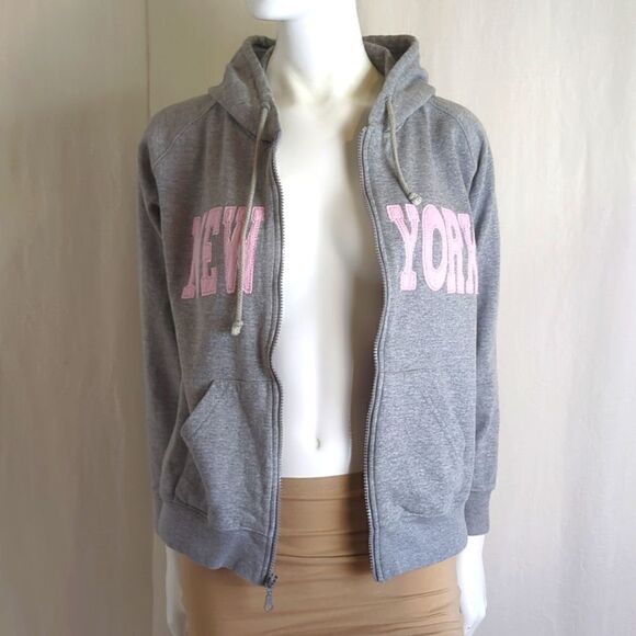 New York Hoodie Sweatshirt IS Clothing Co Size Medium - Picture 6 of 7